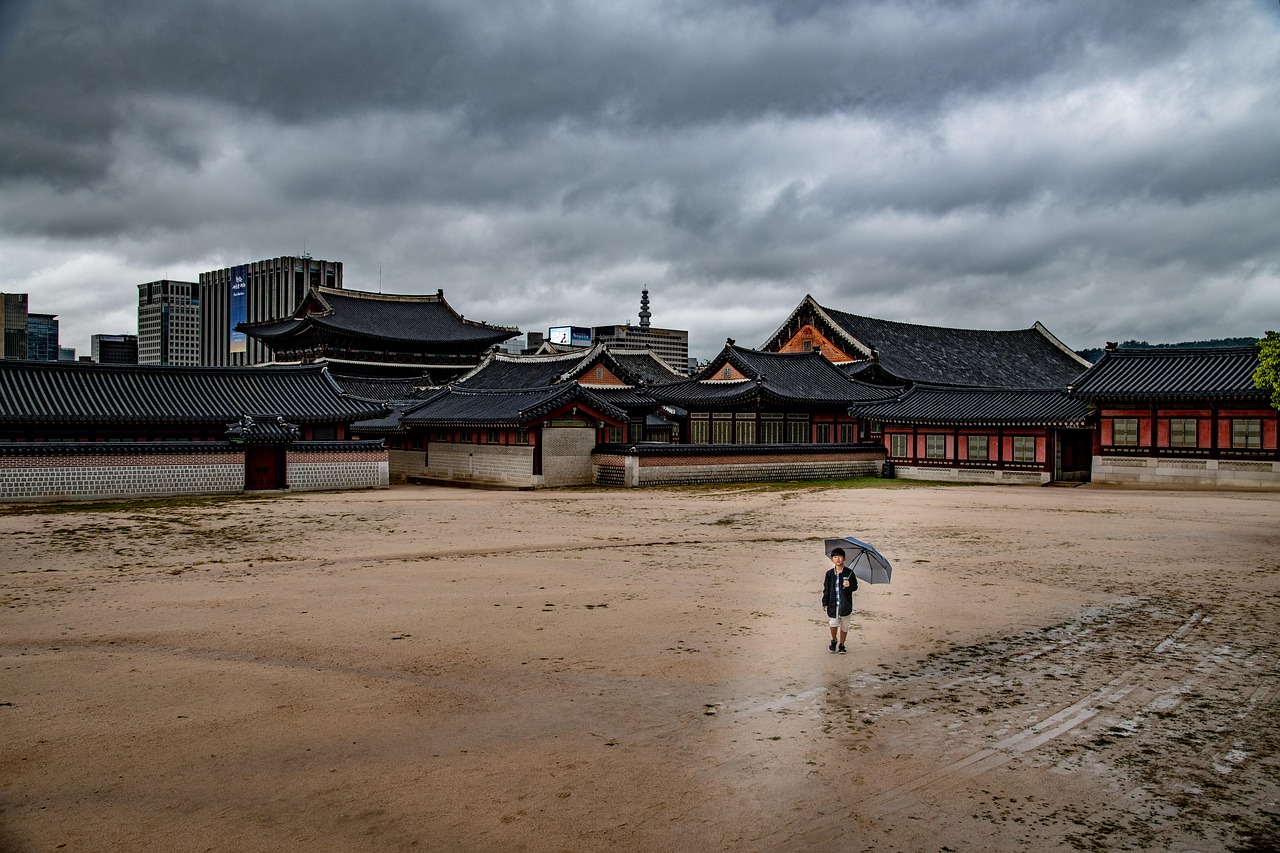 South Korea in August Weather in One Luxurious Snapshot at a tranquil temple