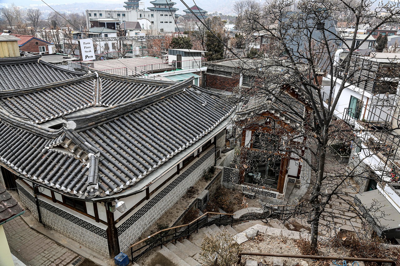 Hanbok fitting and Bukchon Hanok Village crafted heritage