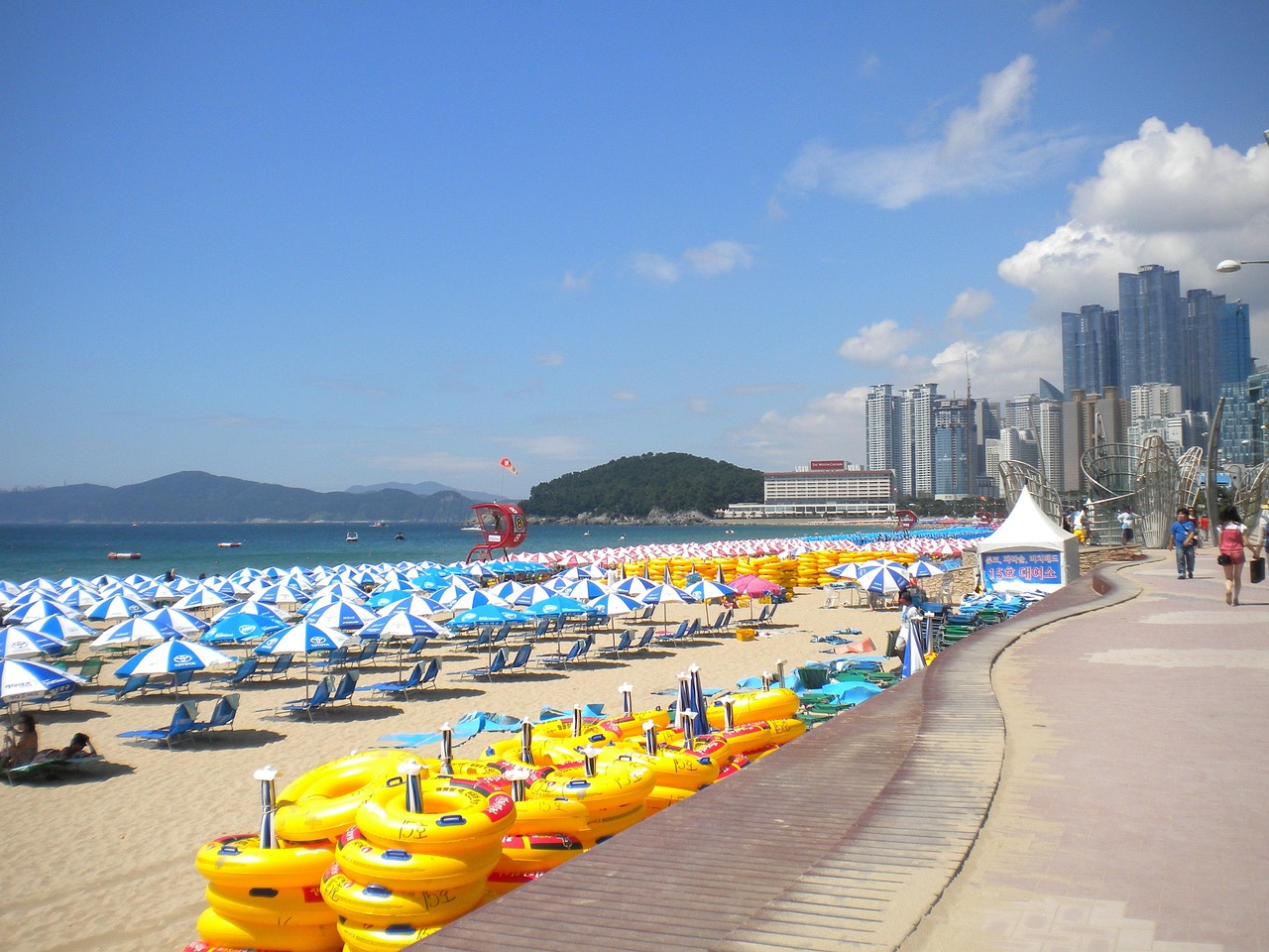 Summer in Busan July and August beach life with monsoon realism in the city