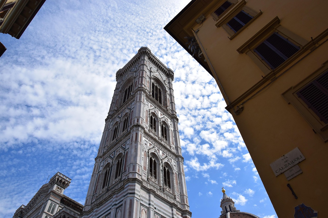 Giotto’s Campanile and nearby attractions in Florence