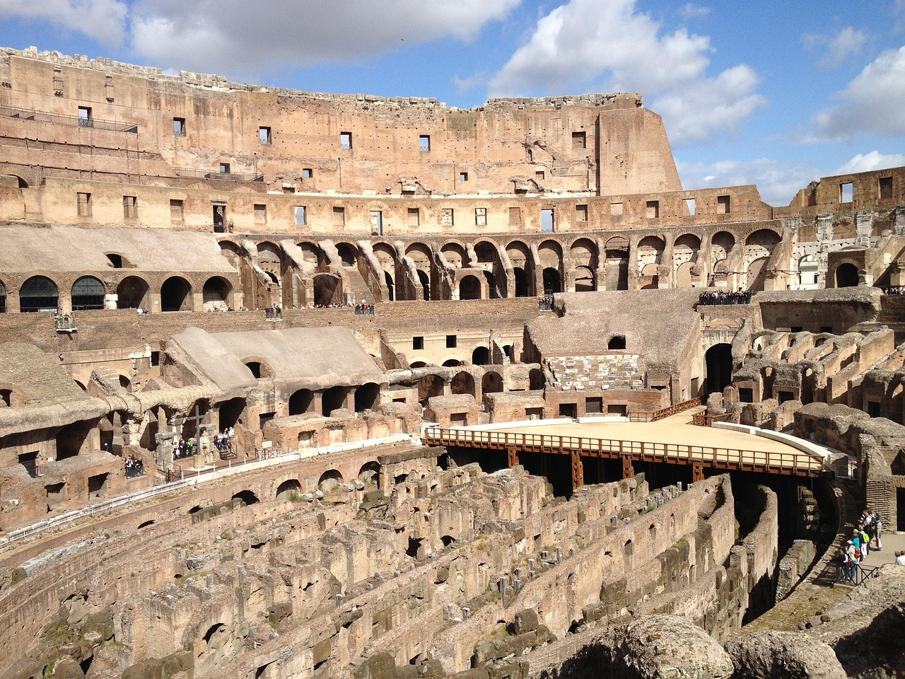 Beneath the arena underground tour and gladiator tunnels