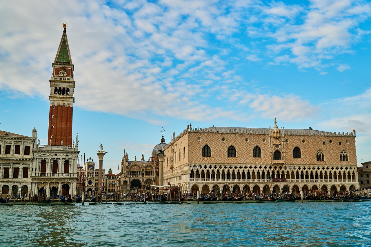 Doge and Serenissima Power Inside Doge’s Palace with Gothic corridors and ceremonial rooms