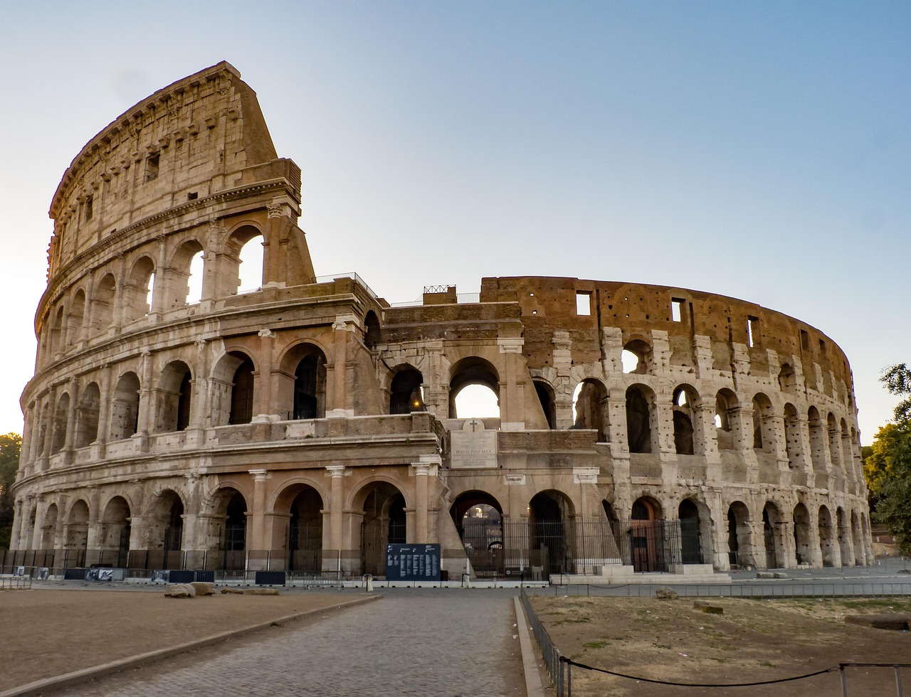 Colosseum and Rome first steps at the Parco Archeologico del Colosseo