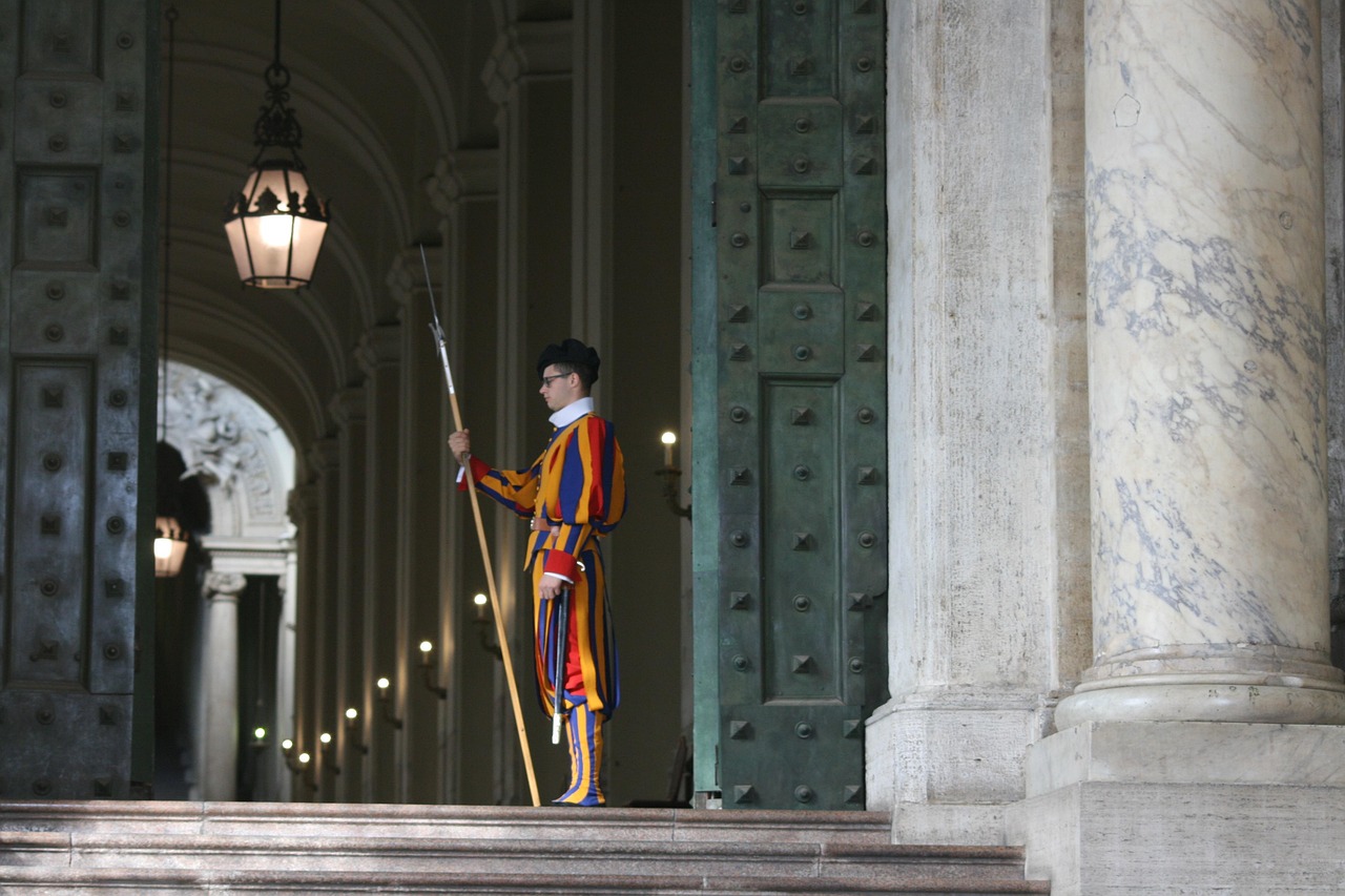 Swiss Guard Ceremony and Human Moments with the Vatican’s Protectors in Vatican City Rome Italy