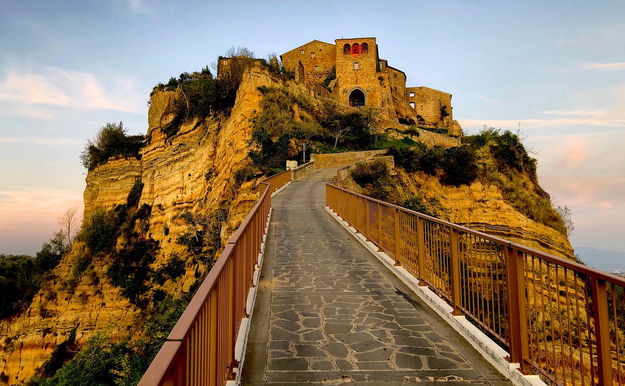 Beyond Civitavecchia Gateway Day Trip to Civita di Bagnoregio with cliffside views