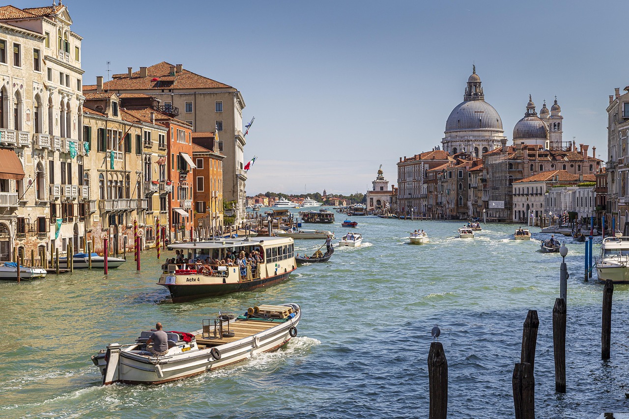 Get from Rome to Venice arriving at Venezia Santa Lucia with canal views