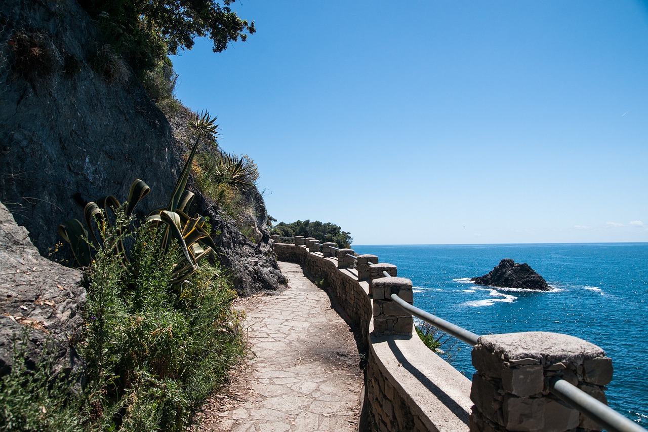 Coastal trails and beach time on the Ligurian Riviera near Ventimiglia