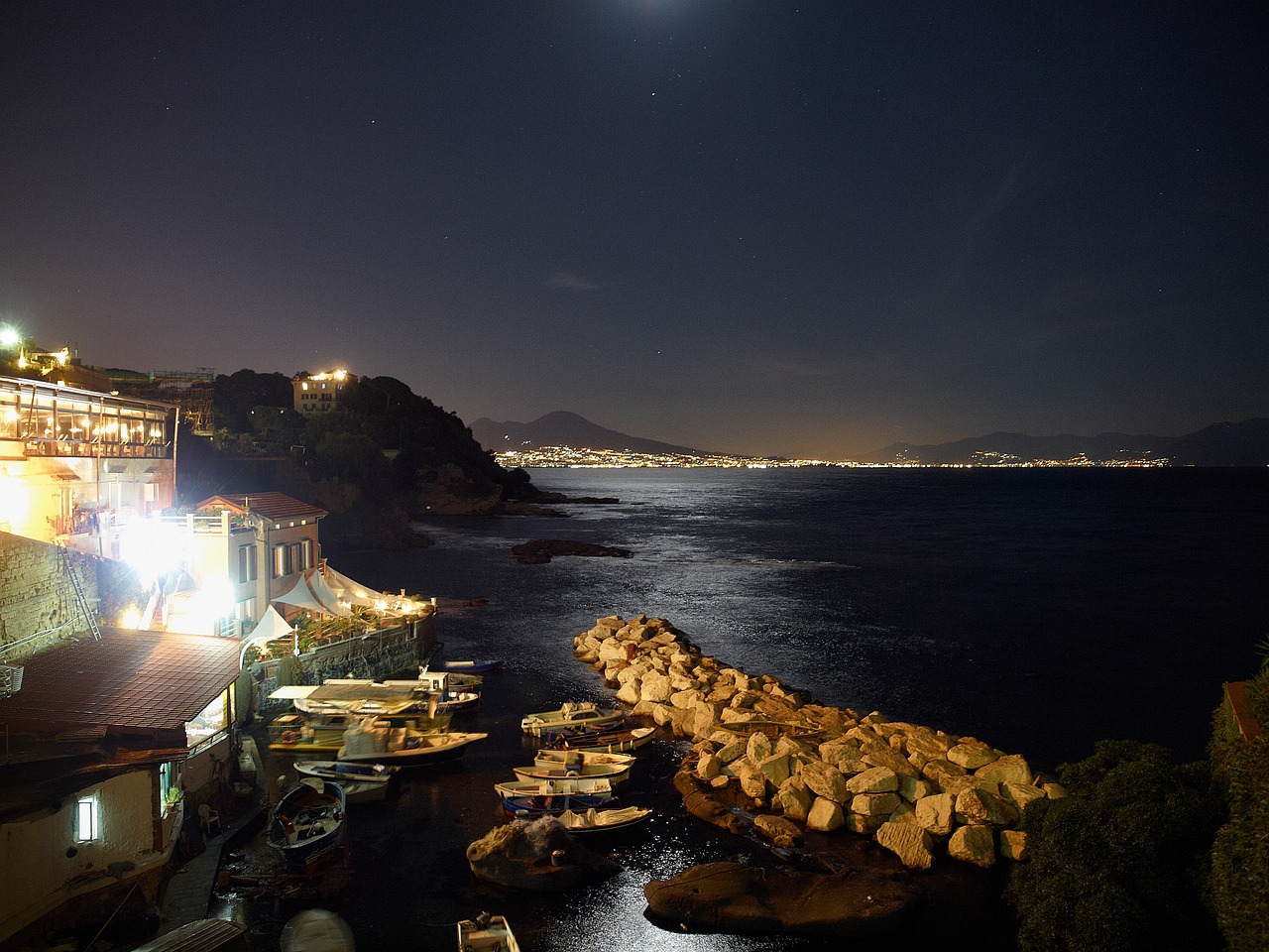 Posillipo and Marechiaro the sophisticated beach near Naples with panoramic views