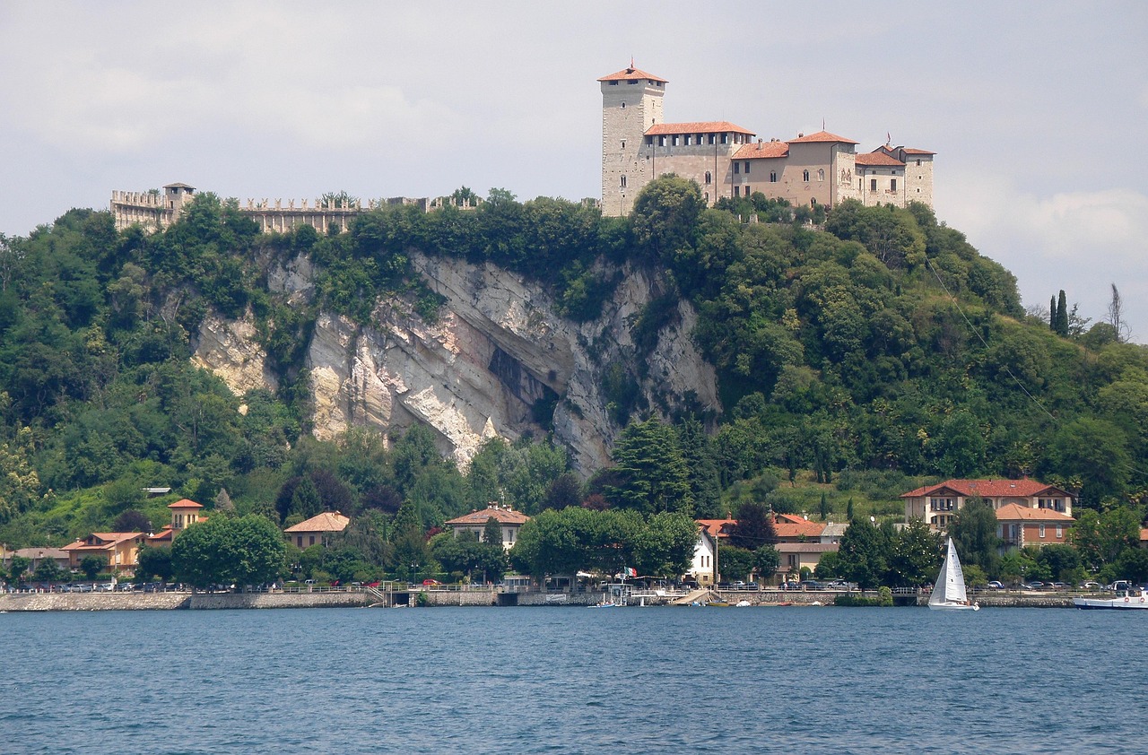 Uncover Angera Rocca di Angera and Santa Caterina del Sasso with Villas Around Lake Maggiore