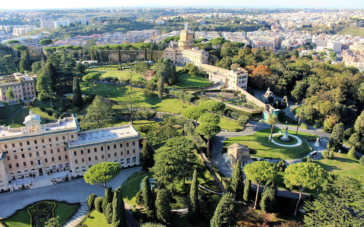 Vatican Gardens and the Vatican Palaces A Quiet Adventure among green paths