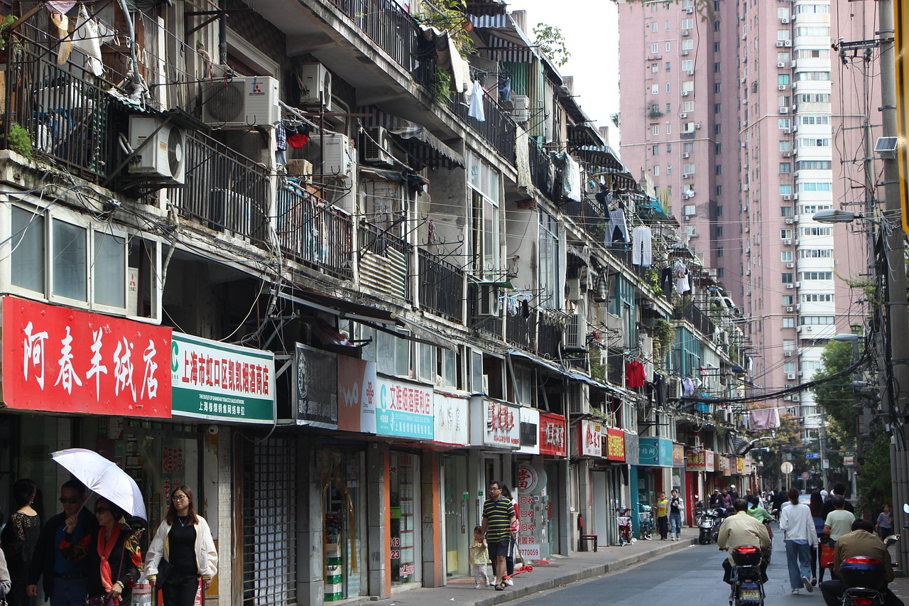 Local Street Food and Hidden Alleys Near Nanjing Pedestrian Street with side lanes off the bright shopping strip