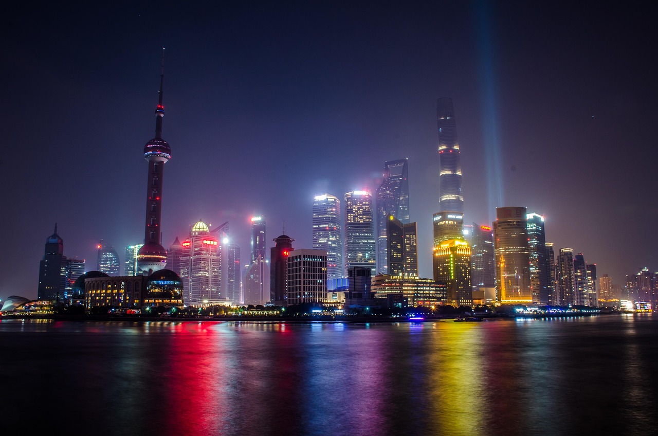 Bund in the East The Night Walk After Nanjing Road with Shanghai skyline views