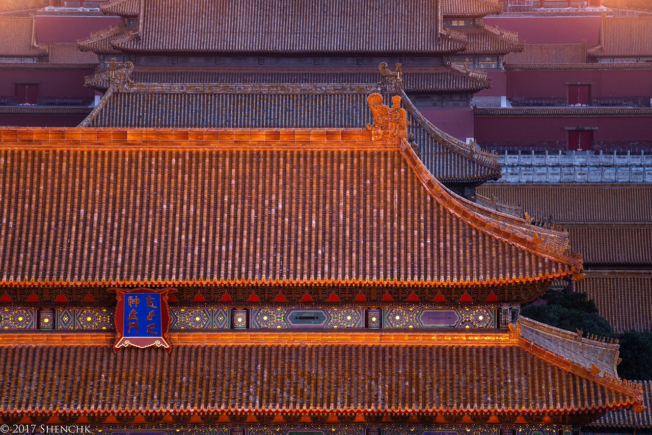 Outer Court Majesty Hall of Supreme Harmony Moments in the Forbidden City palace