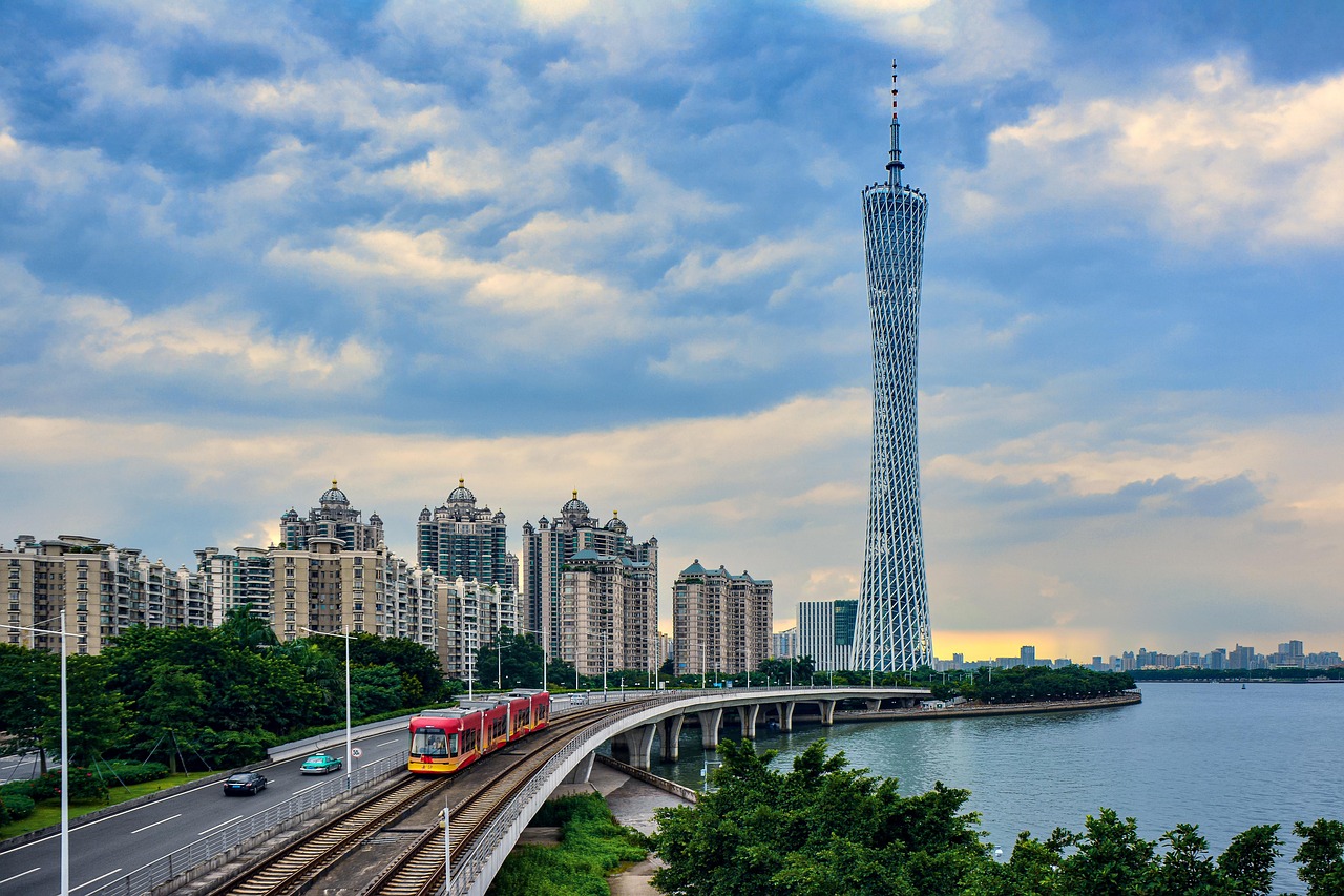 Pearl River evenings designed for romance and serenity with illuminated Guangzhou skyline