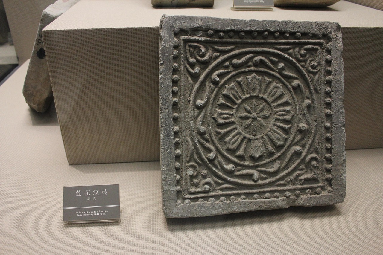 Tang dynasties mural paintings and pottery from a Tang dynasty tomb