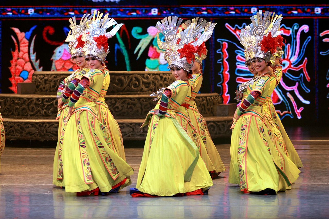 Local Sani Culture and Yi Stories Woven Through Stone with dance near Shilin