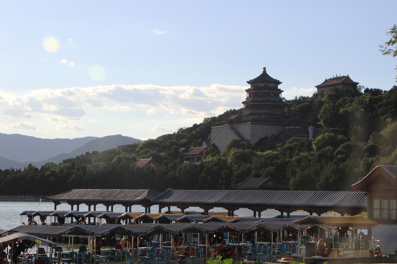 Longevity Hill Rituals and the Palace Theatres with the Tower of Buddhist Incense rising above Beijing