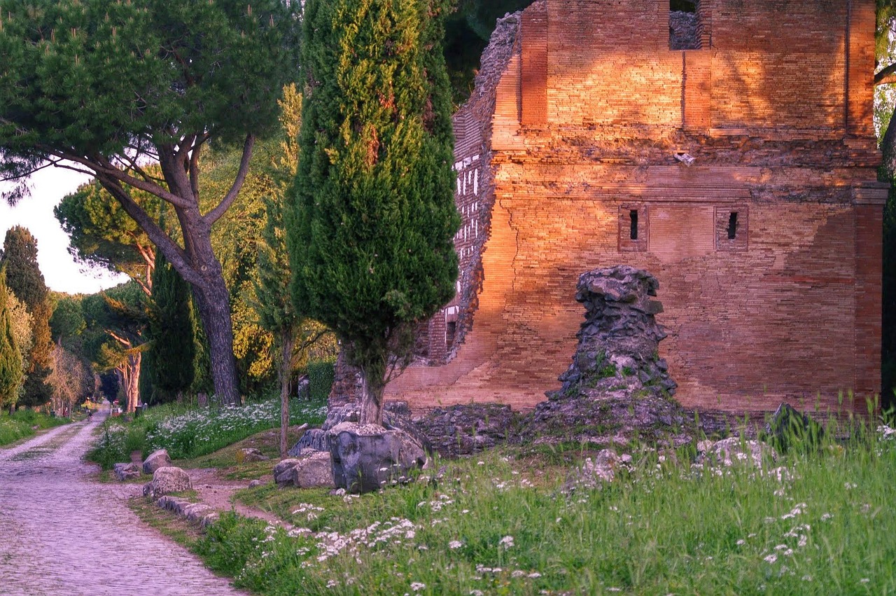 Catacombs of Rome along Via Appia Antica San Callisto and San Sebastiano