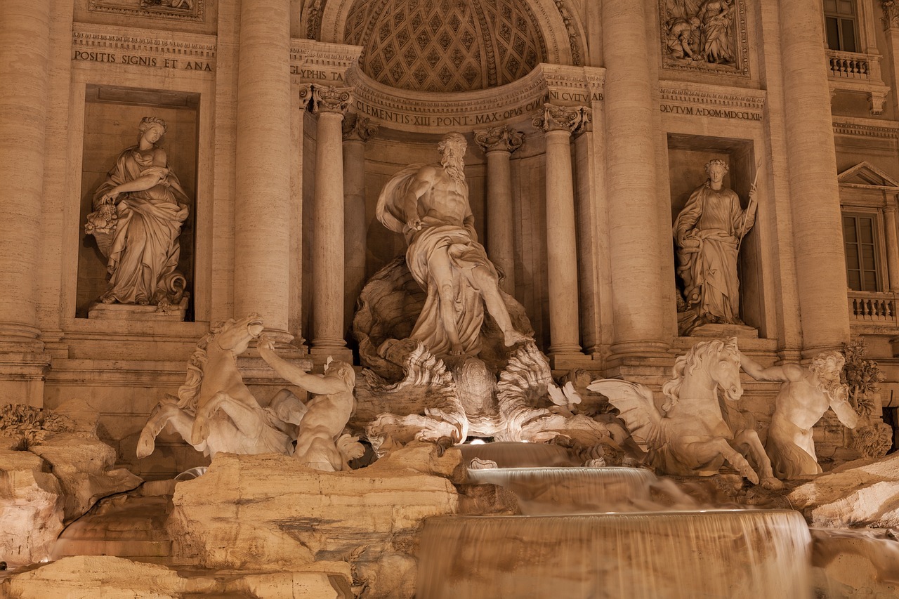 Baroque Rome Fountains and Squares Trevi Fountain Pantheon Piazza Navona Spanish Steps walk
