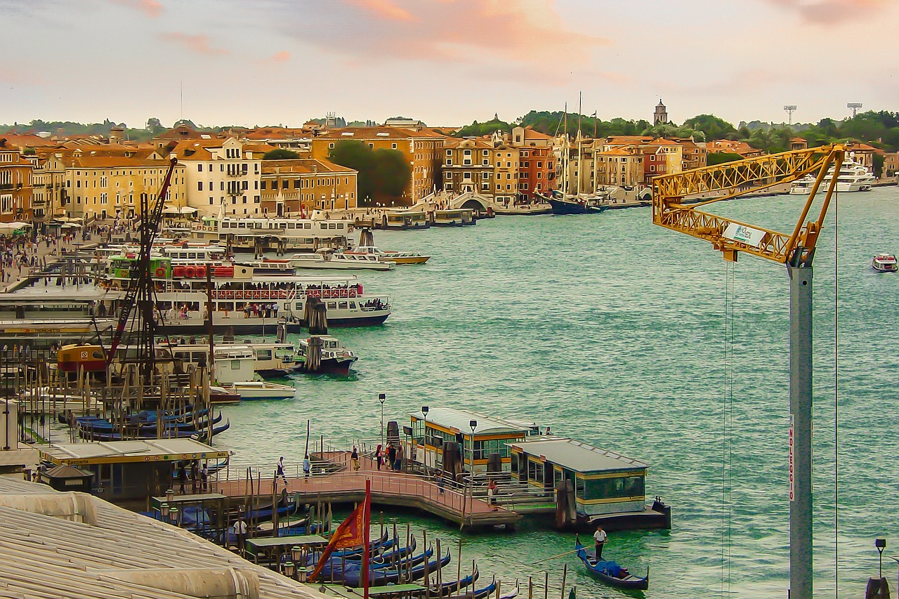 Getting to the Island of Murano by Vaporetto from Venice across the lagoon