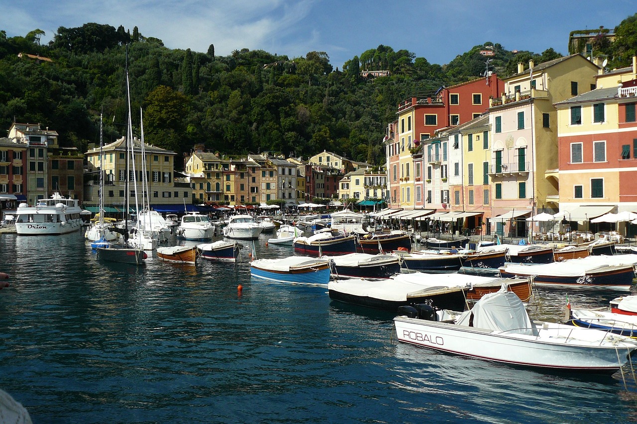 Portofino harbour and the Piazzetta from sunrise to aperitivo on the Italian Riviera