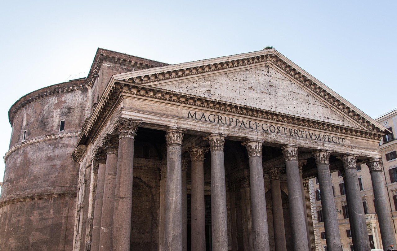 The Pantheon in Rome Why This Monument Still Feels Alive, an iconic portico facing Piazza della Rotonda