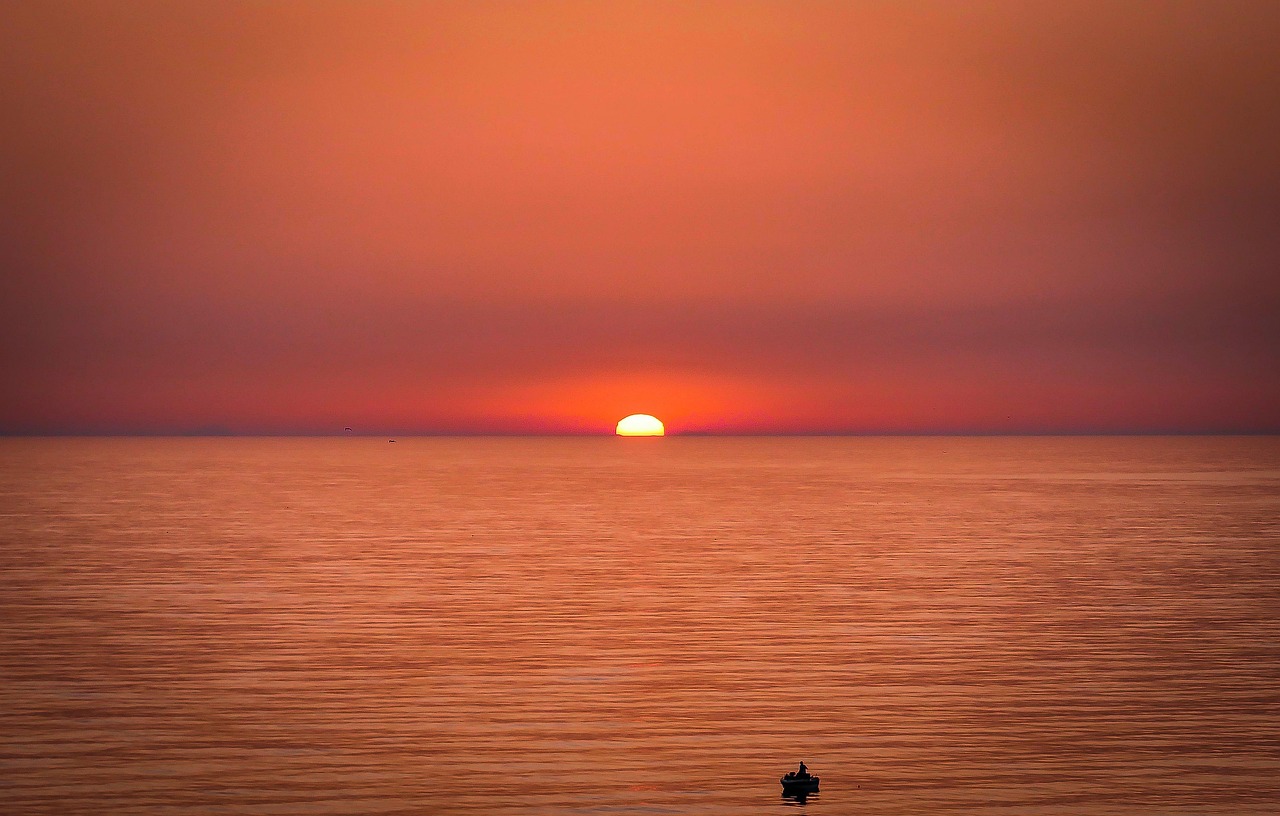 Capuchin Catacombs and Sunset Views of Palermo with sea horizons beyond the city