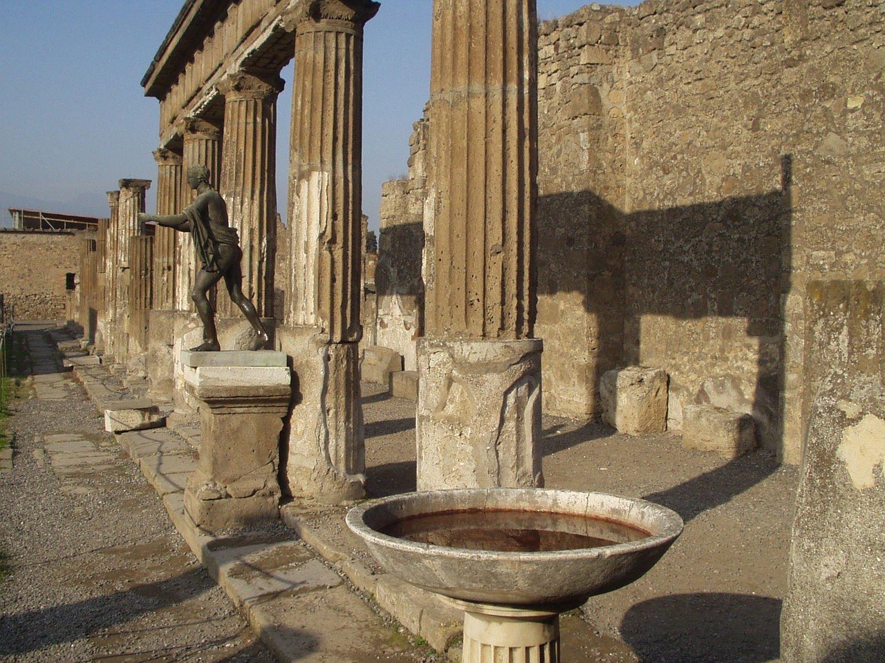 The Canopus and Serapeum at Villa Adriana