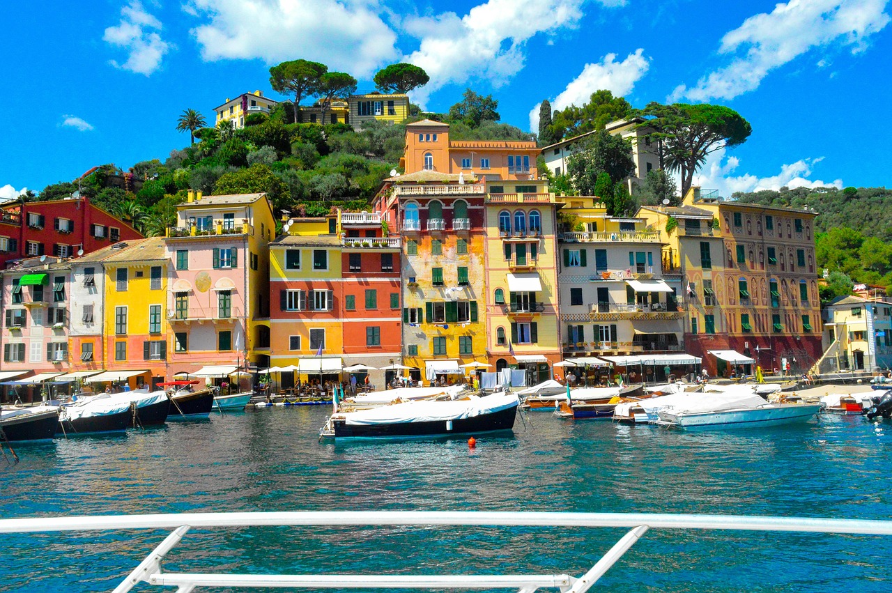 Portofino and the Italian Riviera’s polished seaside town atmosphere with gourmet dining and harbour life