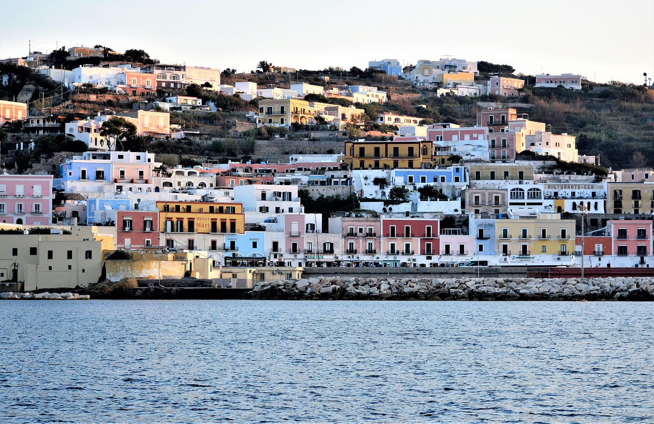 Ponza and the island of Ponza for crystal-clear waters