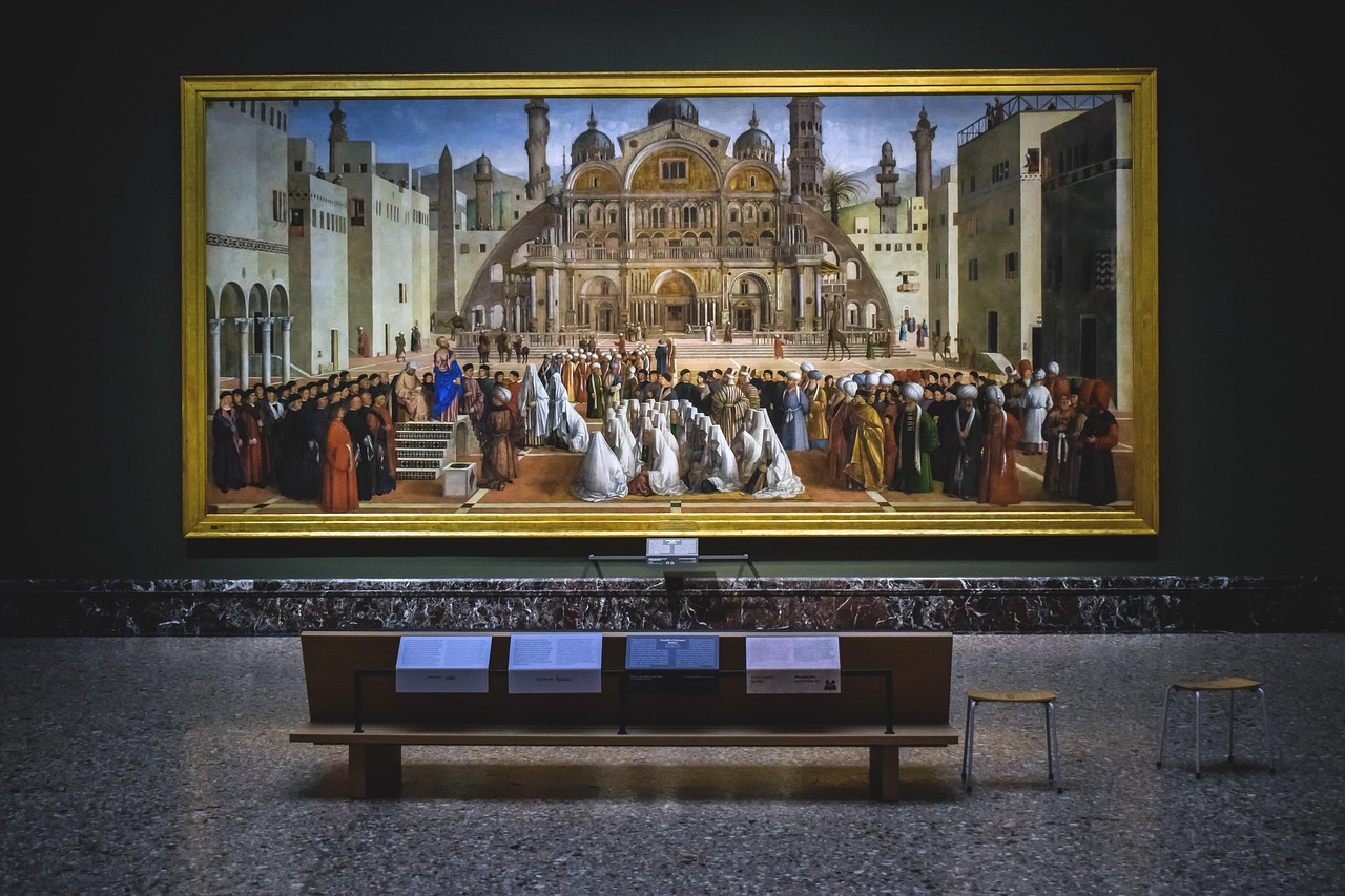 Brera District and Pinacoteca di Brera Art Galleries with elegant streets and museum façades