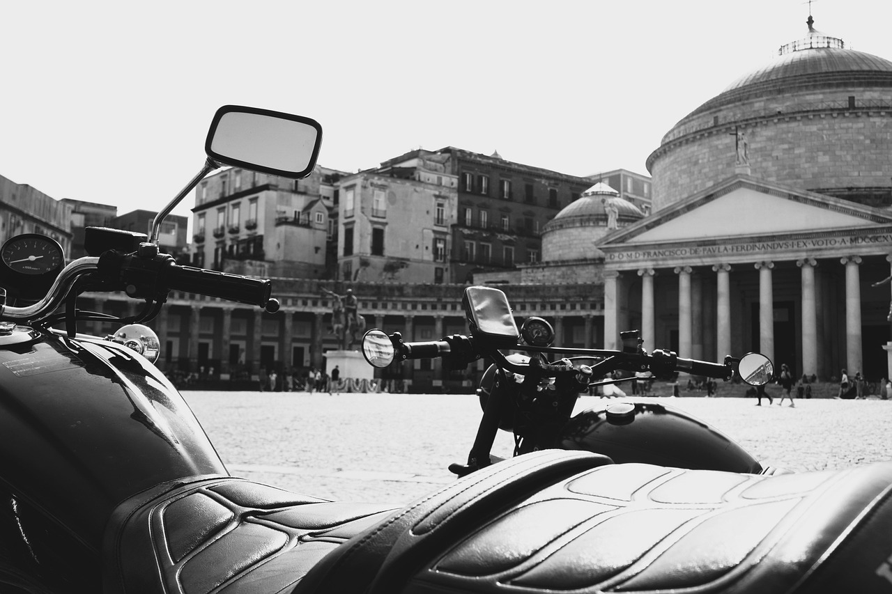 Royal Naples Piazza del Plebiscito to the Opera with the Royal Palace of Naples