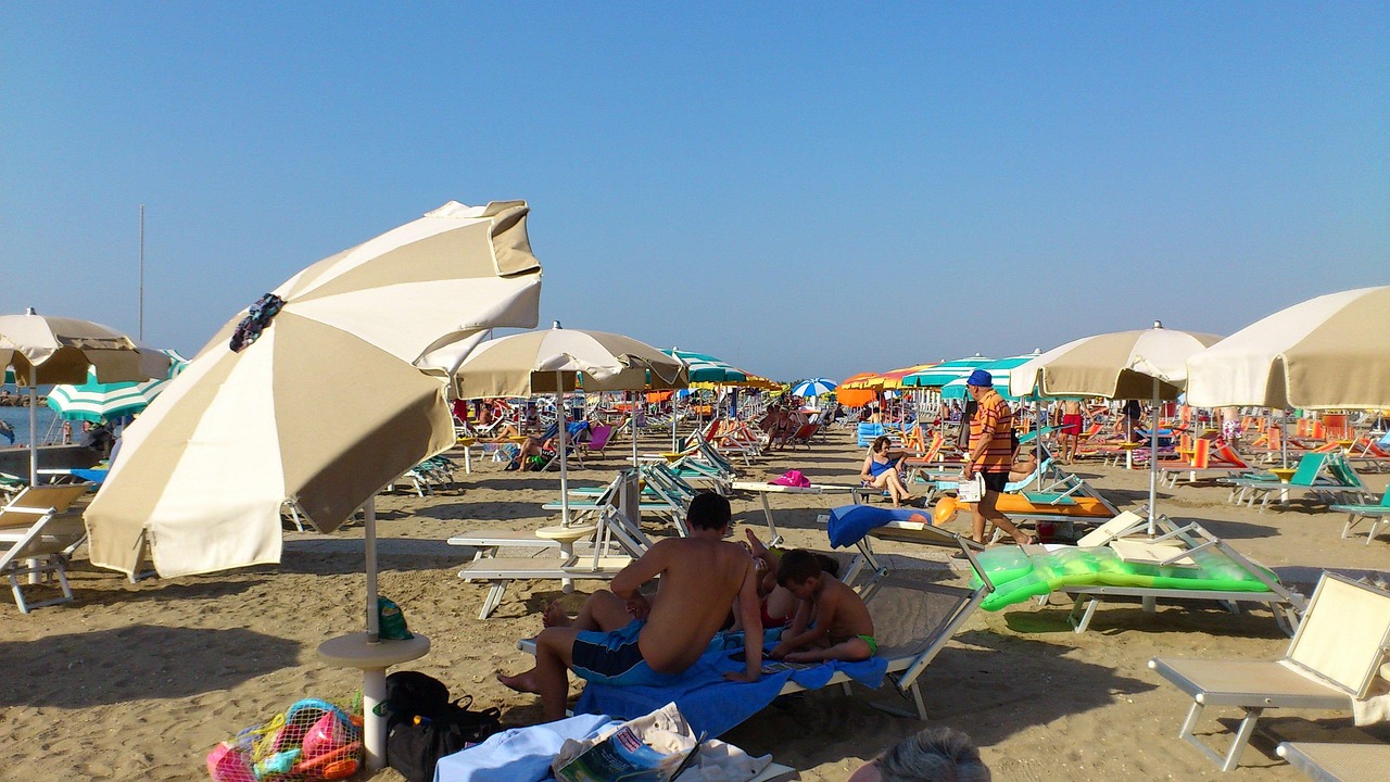 Posillipo Coast Beach Clubs and Private Beach Style along the Bay of Naples