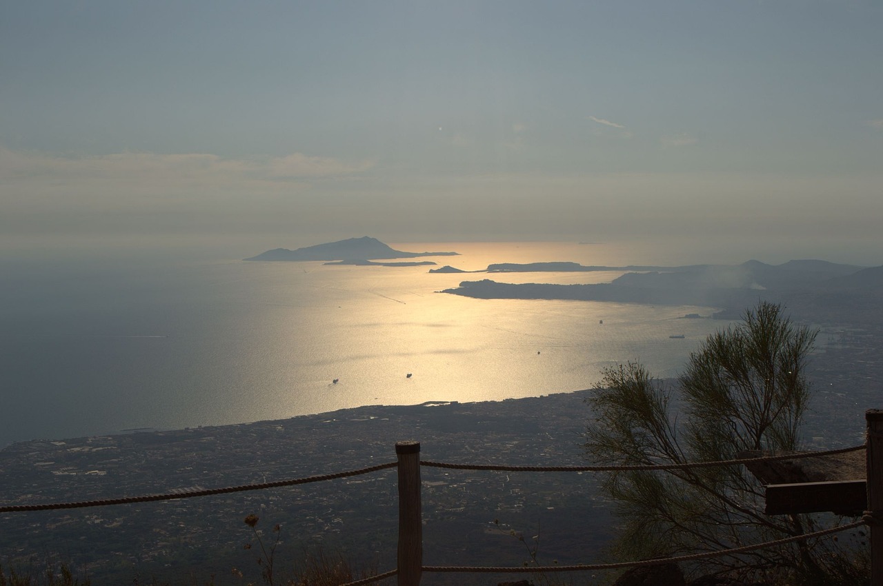 Rione Terra and the Cathedral of San Procolo Above the Bay in Pozzuoli