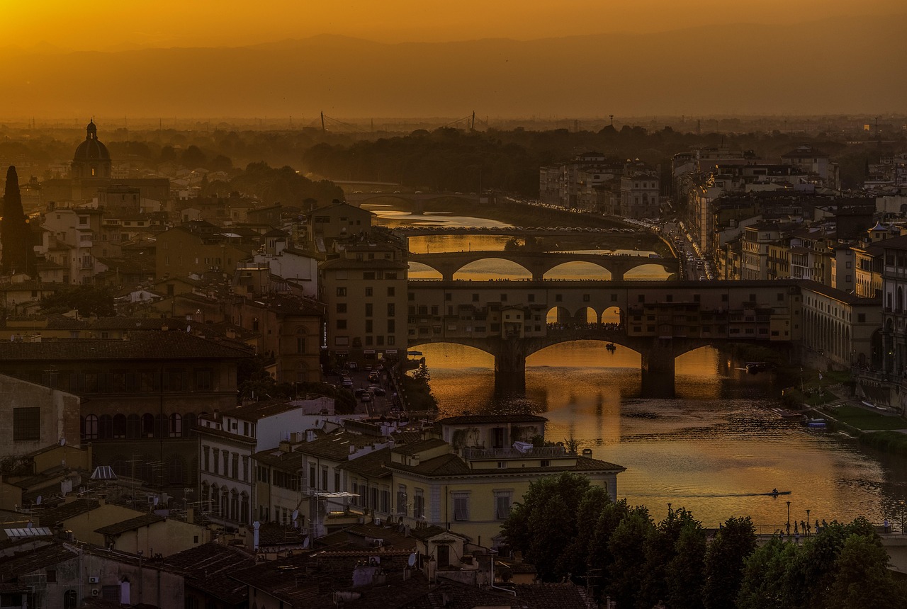 Designing Your Day in Florence Itinerary for Best Things with elegant riverside views