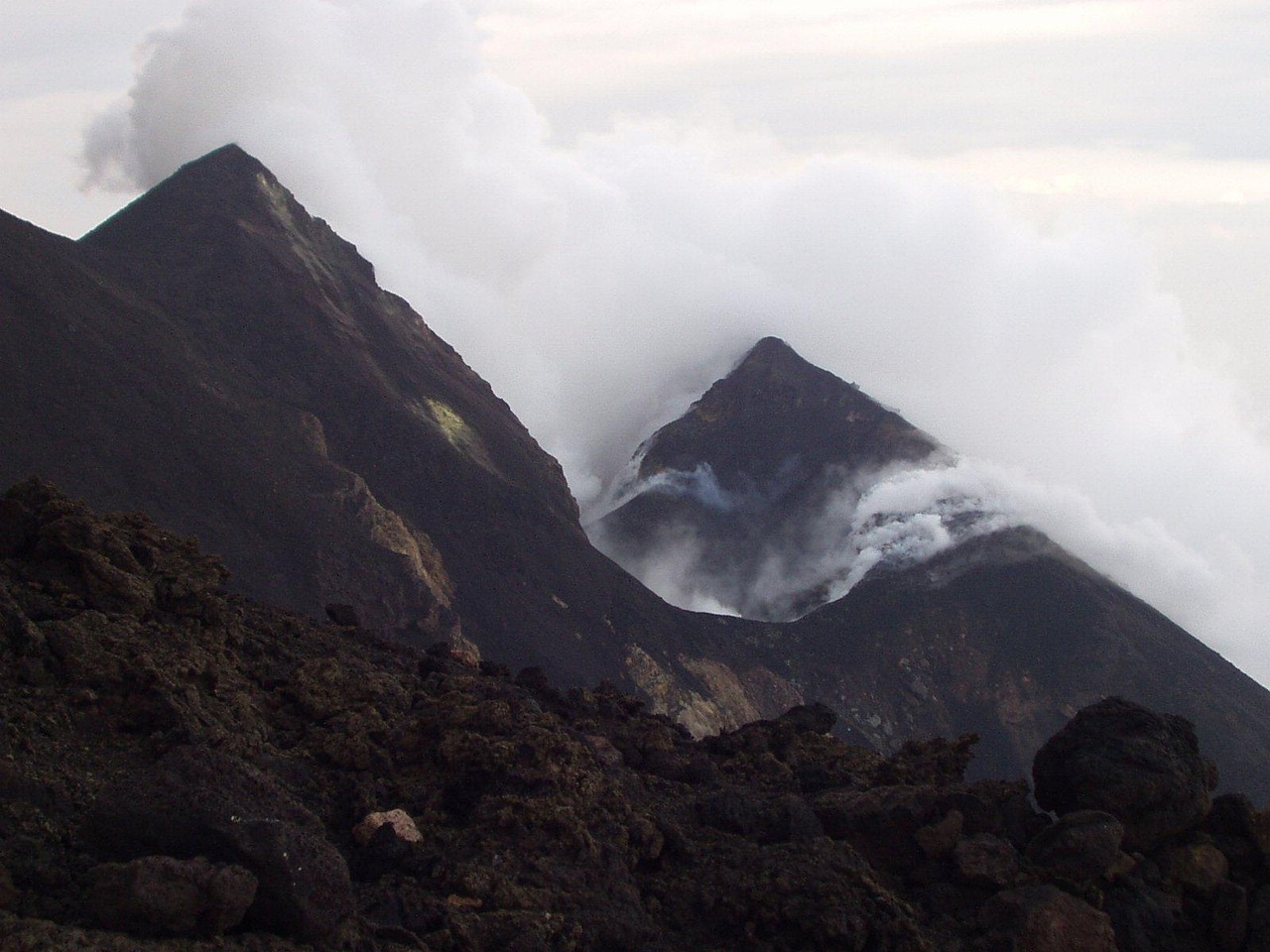 Gran Cono del Vesuvio ascent to the crater rim hike on Mount Vesuvius Italy