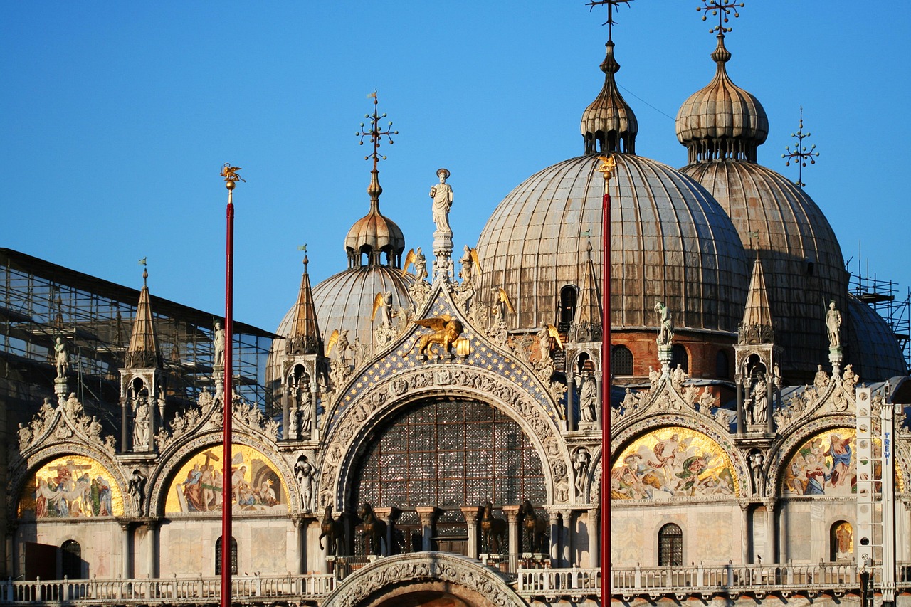 San Marco essentials in Venice with early light across the piazza