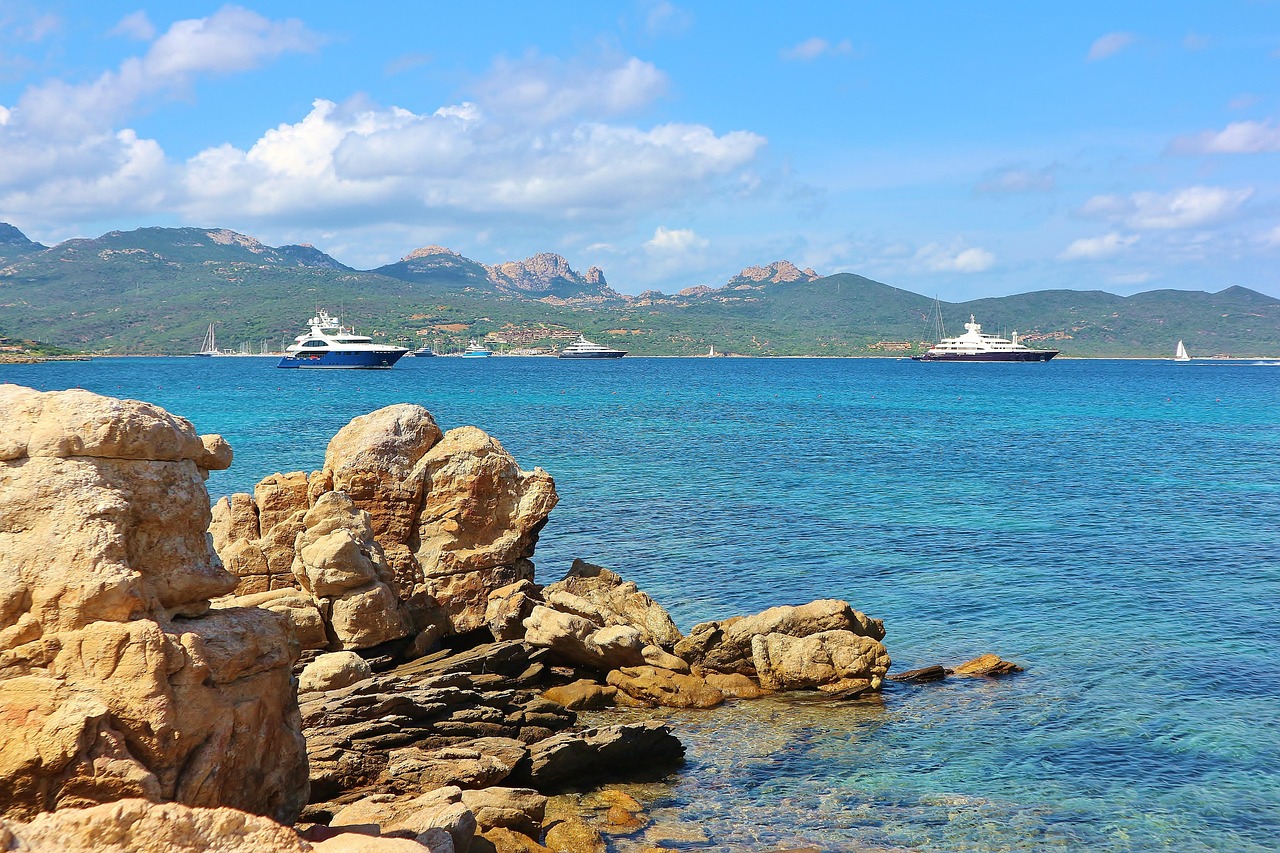 Costa Smeralda Sardinia beach clubs luxury resorts yacht charter Italy beach