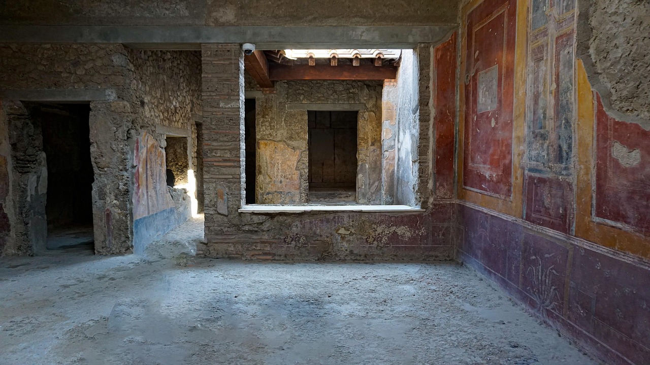 Pompeii Day in Italy Walking Streets Frozen in Time among preserved ruins and shadowed lanes