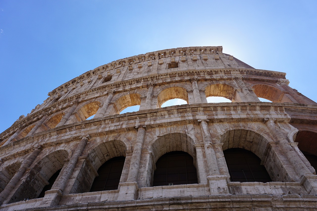 Exploring the Iconic Colosseum in Rome with morning light