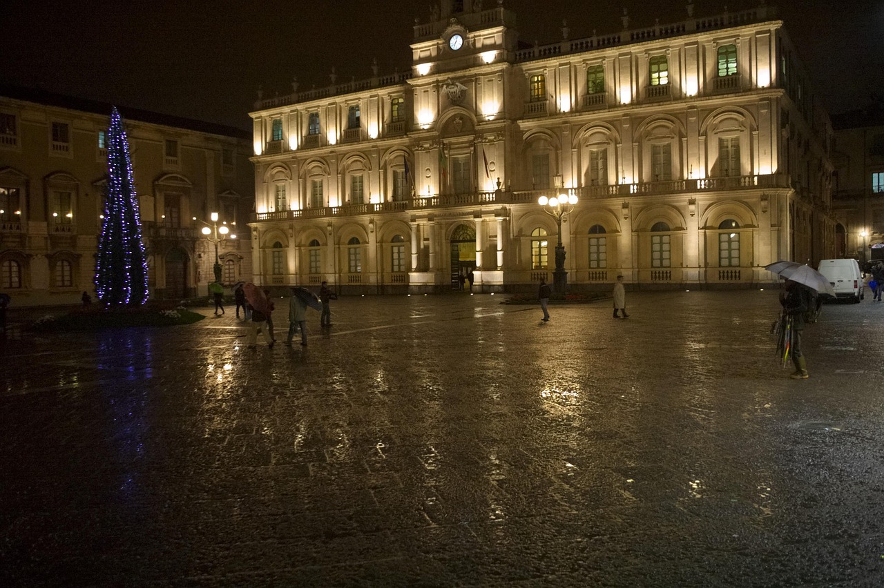 Piazza del Duomo Cathedral of Saint Agatha beauty in Catania Sicily