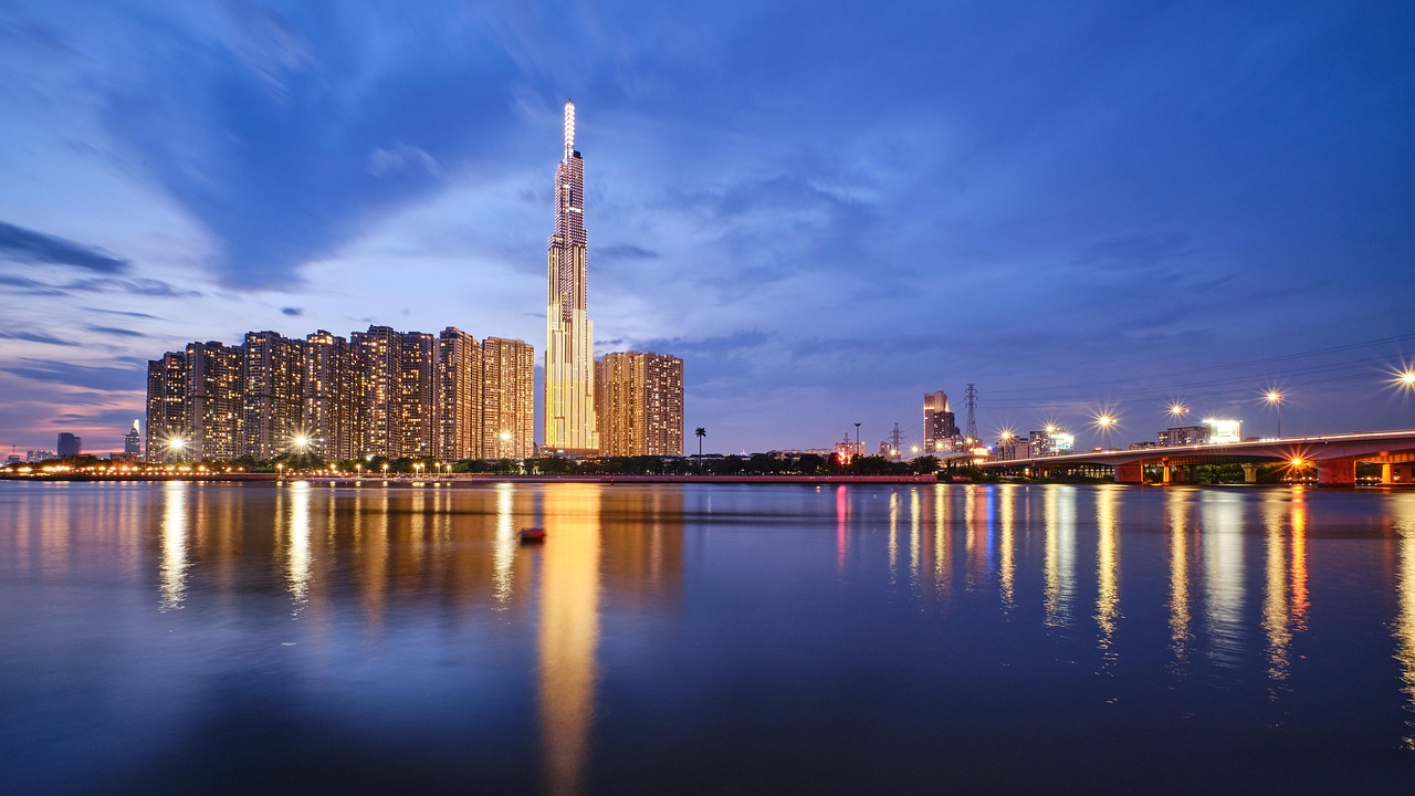 Ho Chi Minh City Saigon Style and the Mekong Delta with skyline and river energy