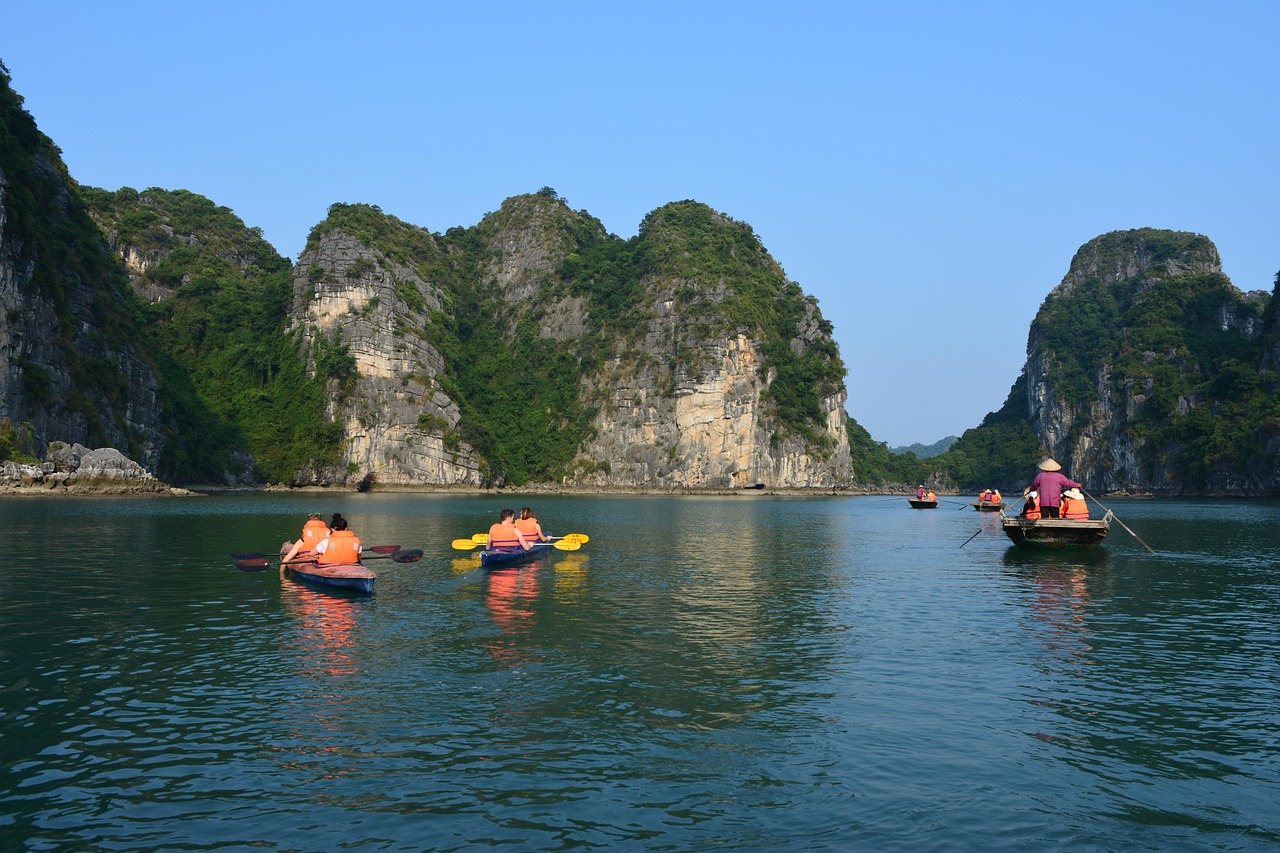 Ha Long Bay to discover limestone beauty on a private cruise with gourmet dining