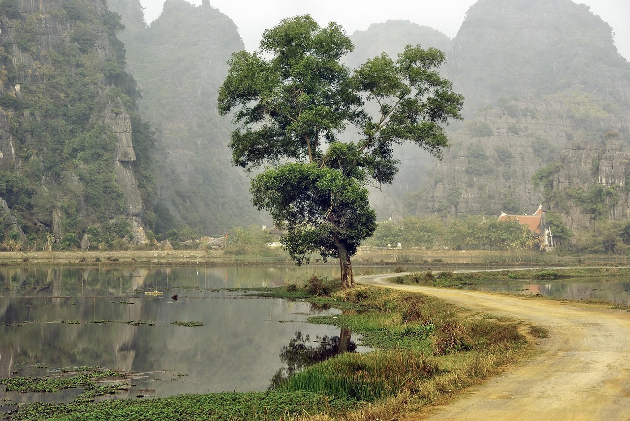 Hoa Lu ancient capital Ninh Binh temple pagoda Vietnam from the 10th and 11th centuries
