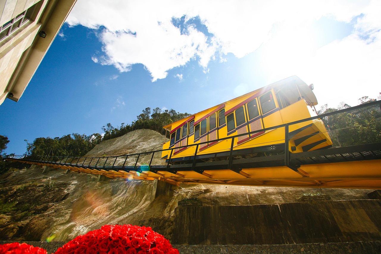 Reaching the Golden Bridge from Da Nang and Hoi An with scenic mountain transport