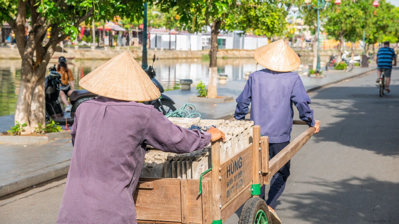 Hoi An Ancient Town UNESCO heritage in Vietnam and the old-world townscape