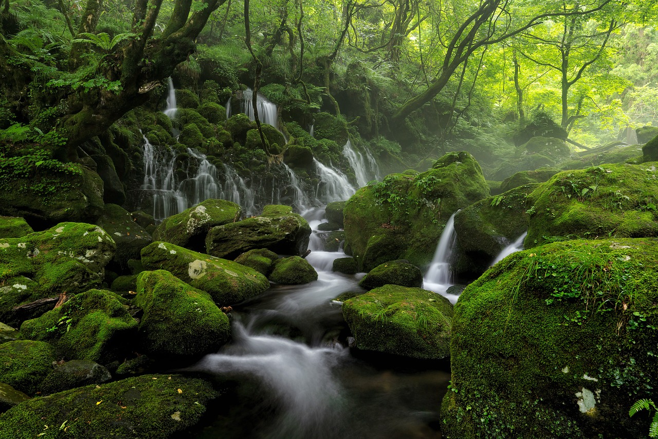 Design Your Japan Destination Shortlist along a river valley on the Japan map