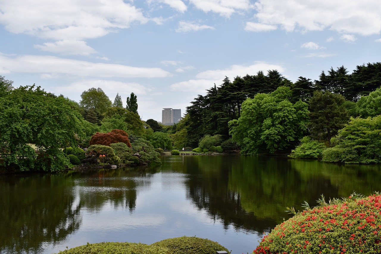 Outdoor pause at Nakano Central Park in Tokyo Japan before nearby attractions