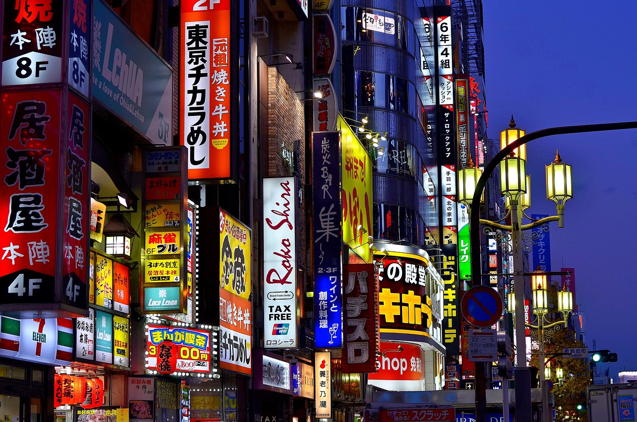 Shinjuku After Dark Shinjuku Gyoen and Playful District Hops with neon streets