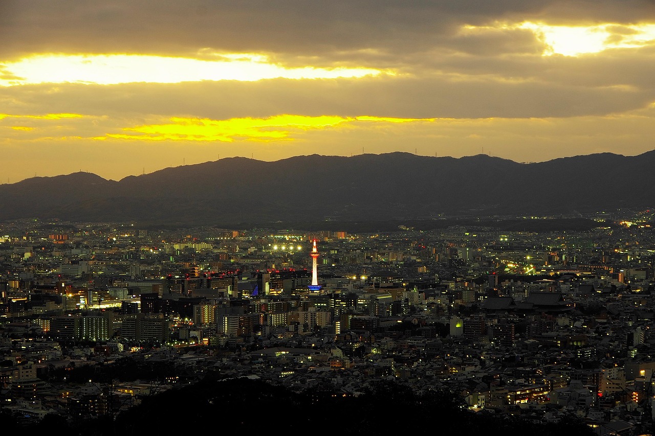Sky Garden Serenity Above Kyoto Station